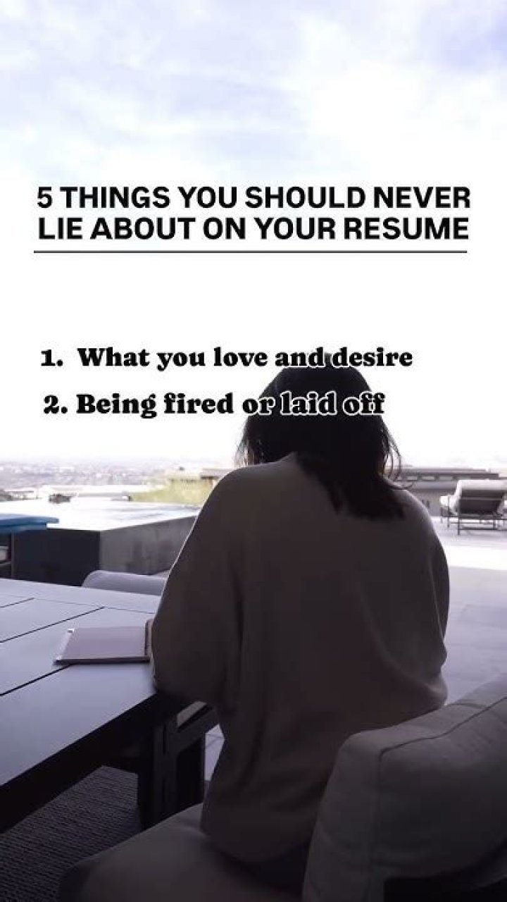 5 Things You Should Never Lie About on Your Resume