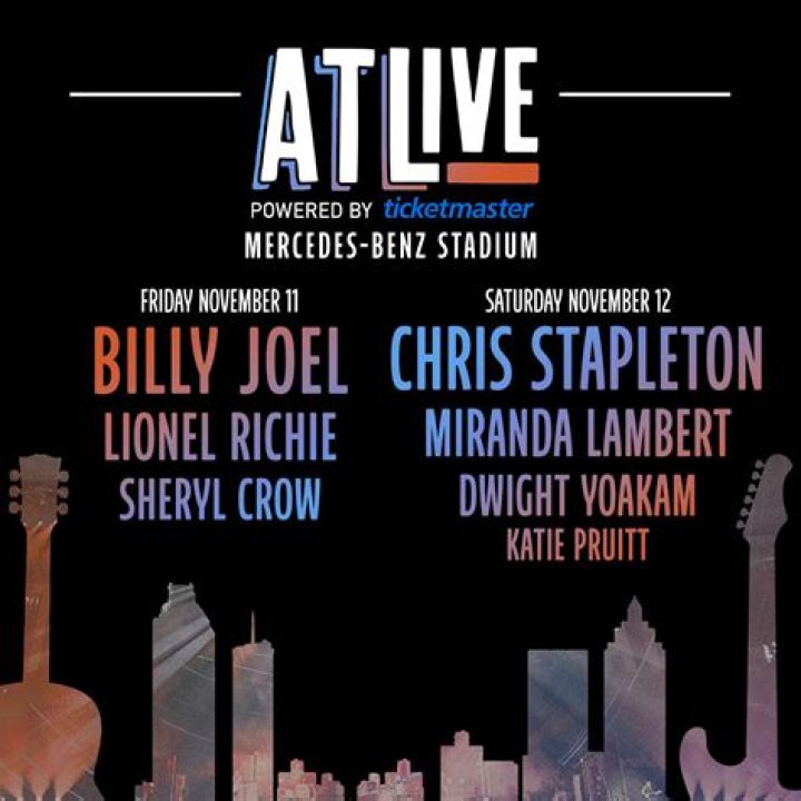 Billy Joel, Chris Stapleton, Miranda Lambert and More Announced for ATLive